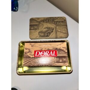 Doral Matches Tobacco Tin Vintage Advertising Collectible